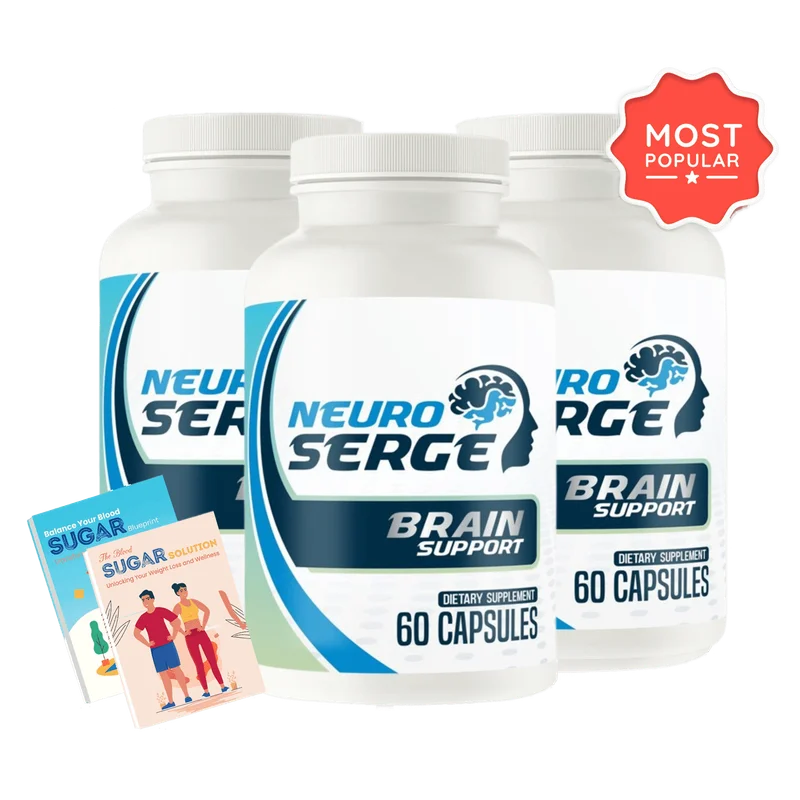 Neuro Serge Cognitive Supplement Bottle (3 Bottle / 90 Day Pack)
