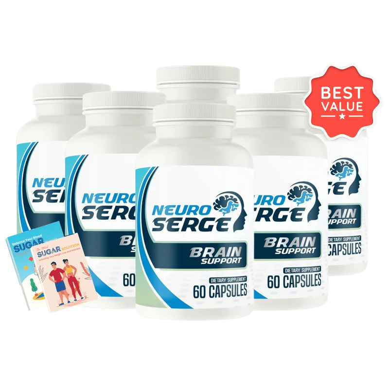 Neuro Serge Cognitive Supplement Bottle (6 Bottle / 180 Day Pack)